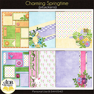 Charming Springtime Stackers by ADB Designs