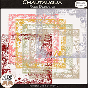 Chautauqua Page Borders by ADB Designs