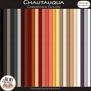 Chautauqua Solid Papers by ADB Designs