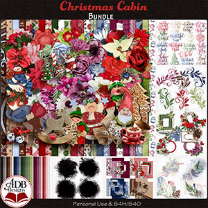 Christmas Cabin Bundle by ADB Designs