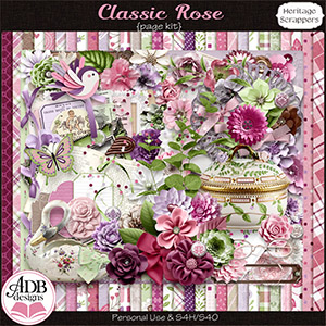 Classic Rose Page Kit by ADB Designs