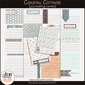 Coastal Cottage Journal Cards by ADB Designs