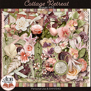 Cottage Retreat Page Kit by ADB Designs