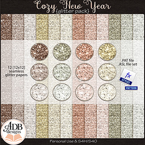 Cozy New Year Glitter Pack by ADB Designs