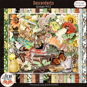 Descendants Mega Page Kit by ADB Designs