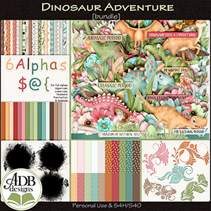 Dinosaur Adventure Bundle by ADB Designs