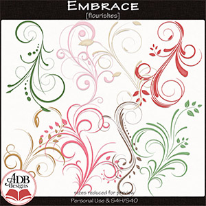 Embrace Flourishes by ADB Designs