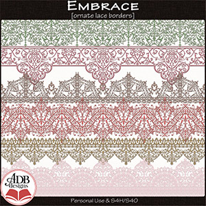 Embrace Ornate Lace Borders by ADB Designs