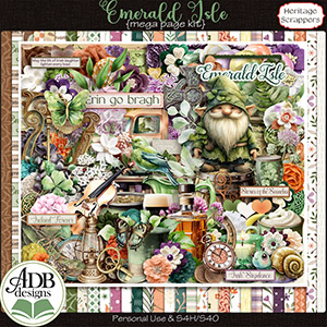 Emerald Isle Page Kit by ADB Designs