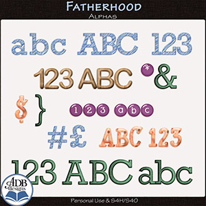 Fatherhood Alphas by ADB Designs