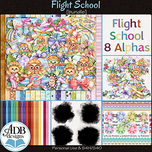 Flight School Bundle by ADB Designs