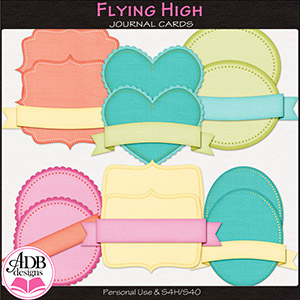 Flying High Journal Cards by ADB Designs