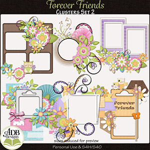 Forever Friends Clusters Set 2 by ADB Designs