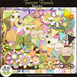 Forever Friends Page Kit by ADB Designs