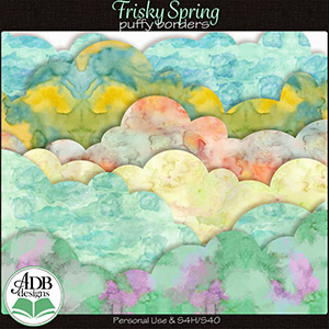 Frisky Spring Puffy Borders by ADB Designs