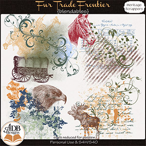 Fur Trade Frontier Blendables by ADB Designs