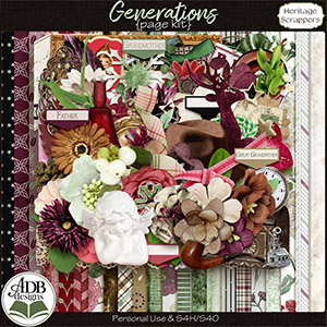 Generations Page Kit by ADB Designs