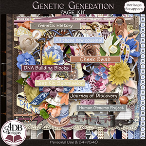 Genetic Generation Mega Page Kit by ADB Designs