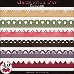 Graduation Day Borders by ADB Designs