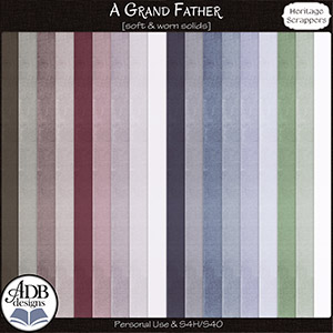 A Grand Father Cardstock Solid Papers