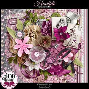 Heartfelt Page Kit by ADB Designs