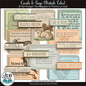 Heritage Resource Journal Cards & Tags by ADB Designs