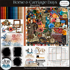 Horse & Carriage Days Bundle by ADB Designs