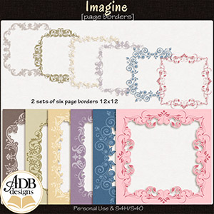 Imagine Page Borders by ADB Designs