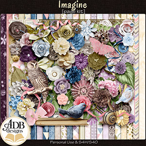 Imagine Page Kit by ADB Designs