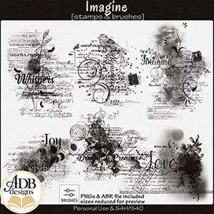 Imagine Stamps and Brushes by ADB Designs