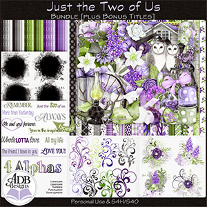 Just the Two of Us Bundle + Bonus Free with Purchase