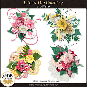 Life In The Country Clusters by ADB Designs