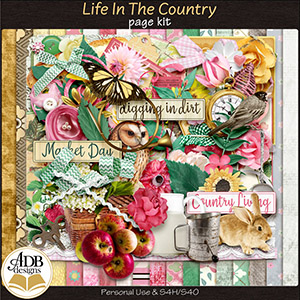 Life In The Country Page Kit by ADB Designs