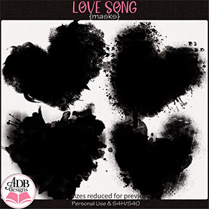 Love Song Masks by ADB Designs