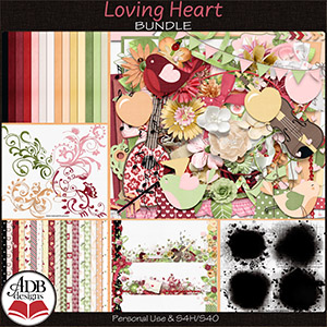 Loving Heart Bundle by ADB Designs