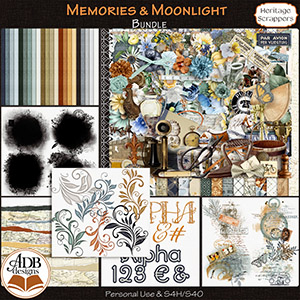 Memories & Moonlight Bundle by ADB Designs