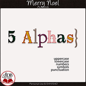 Merry Noel Alphas by ADB Designs