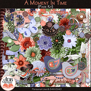 A Moment In Time Page Kit by ADB Designs