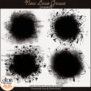 New Love Grows Masks by ADB Designs