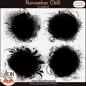 November Chill Masks by ADB Designs