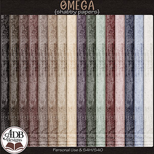 Omega Shabby Papers by ADB Designs