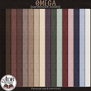 Omega Solid Papers by ADB Designs