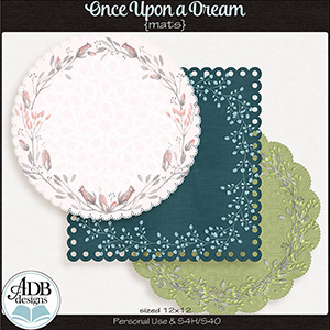 Once Upon A Dream Mats by ADB Designs