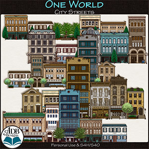 One World City Streets by ADB Designs