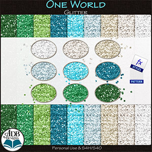 One World Glitter Pack by ADB Designs