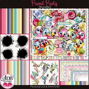 Parrot Party Bundle by ADB Designs