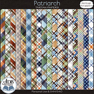 Patriarch Pattern Papers by ADB Designs