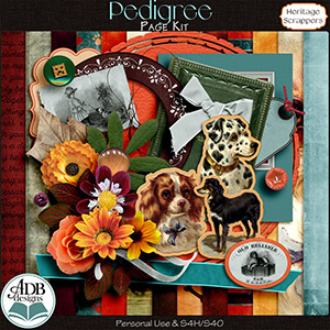 Pedigree Page Kit by ADB Designs