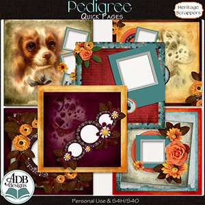 Pedigree Quick Pages by ADB Designs