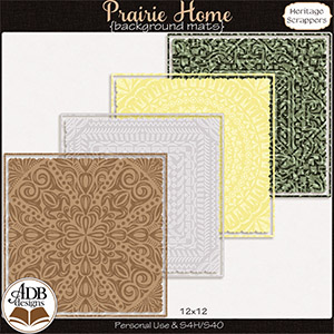 Prairie Home Mats by ADB Designs